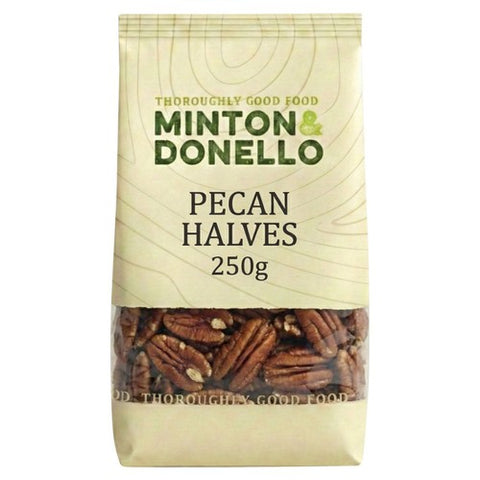 Minton & Donello Pecan Halves 250g (Pack of 3)