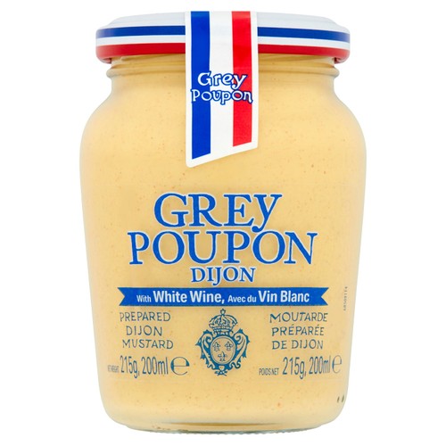 Grey Poupon Dijon Mustard 215g (Pack of 2)