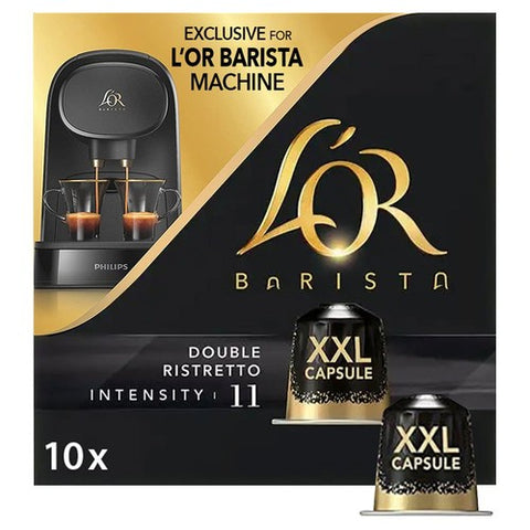 L'OR BARISTA Double Ristretto XXL Coffee Pods Intensity 11, 10 pods (Pack 3)
