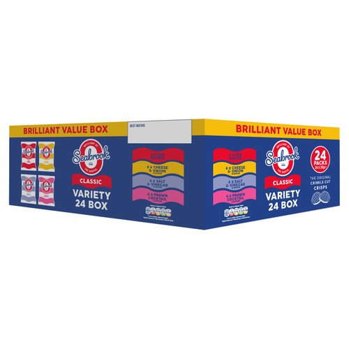 Seabrook Variety 24 Box (Pack of 3)