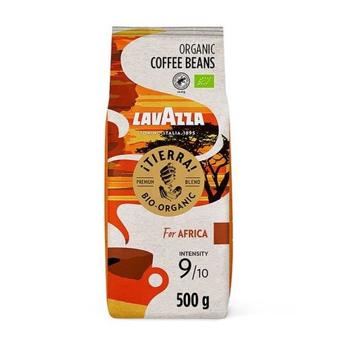 Lavazza Tierra For Africa Organic Coffee Beans 500g (Pack of 2)