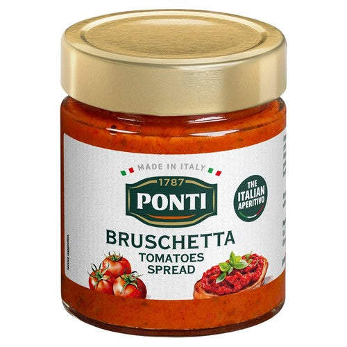 Ponti Bruschetta Tomatoes Tapenade 130g (Pack of 2)