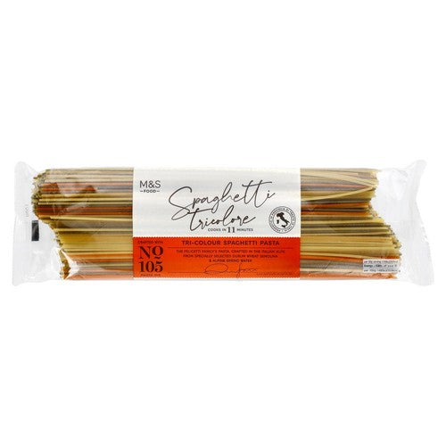 M&S Tri-Colour Spaghetti 500g (Pack of 3)