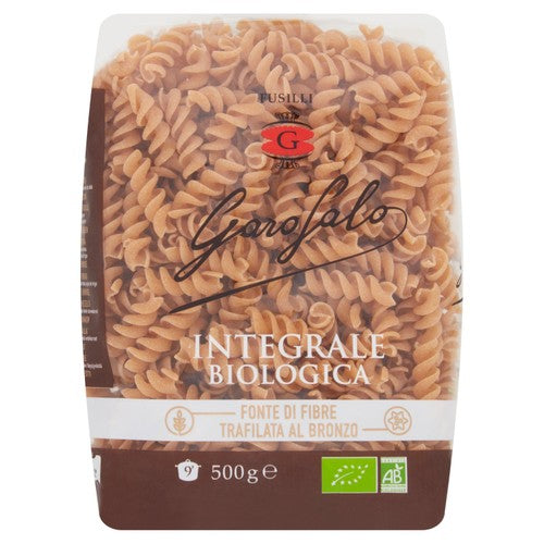 Garofalo Organic Whole Wheat Fusilli Dry Pasta 500g (Pack of 3)