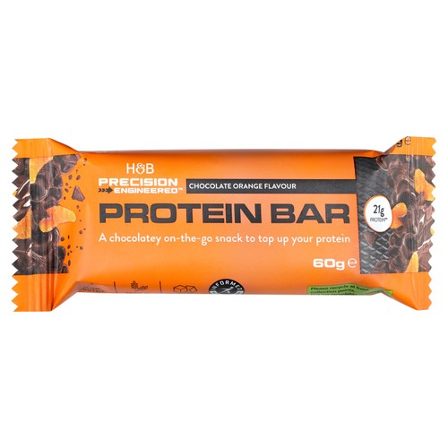 H&B Precision Engineered Protein Bar Milk Chocolate Orange 60g (Pack of 3)