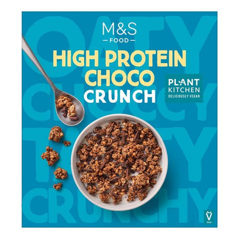 M&S High Protein Vegan Chocolate Crunch 500g (Pack of 3)