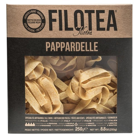 Filotea Le Matassine Pappardelle Nest Artisan Egg Pasta 250g (Pack of 3)