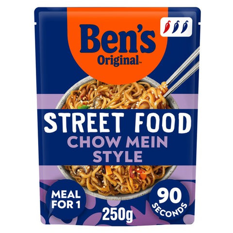 Ben's Original Street Food Chow Mein Style 250g (Pack of 2)