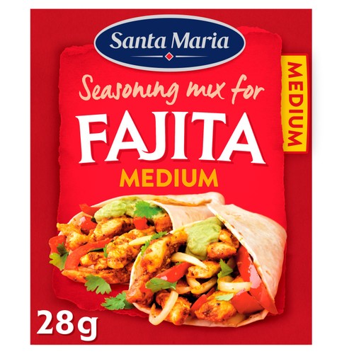 Santa Maria Medium Fajita Seasoning Mix 28g (Pack of 2)