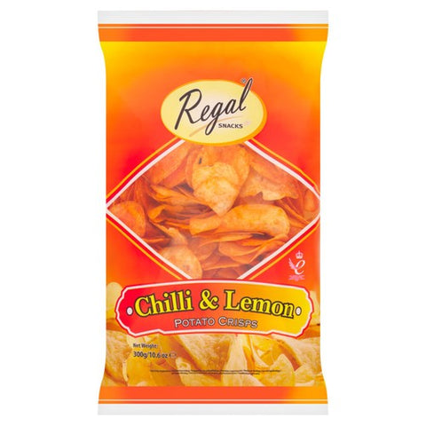 Regal Chilli & Lemon Crisps 300g (Pack of 3)
