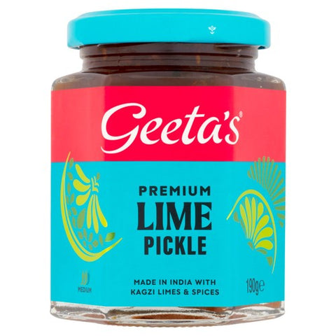 Geeta's Premium Lime Pickle 190g (Pack of 2)