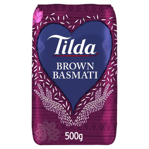 Tilda Wholegrain Basmati Rice 500g (Pack of 3)