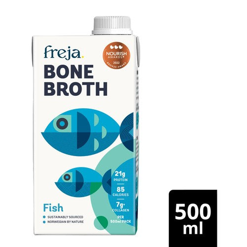 Freja Fish Classic Bone Broth 500ml (Pack of 2)