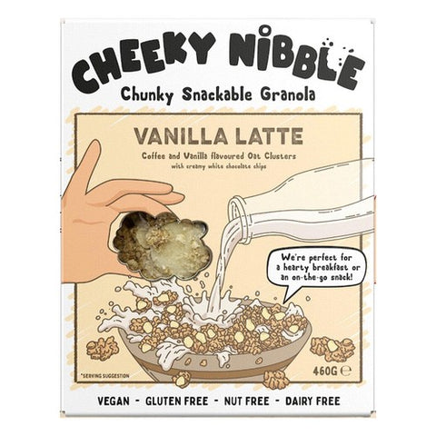 Cheeky Nibble Vanilla Latte Granola 460g (Pack of 3)