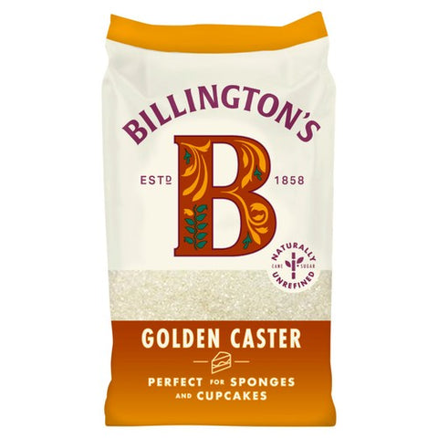 Billington's Golden Caster 1kg (Pack of 2)