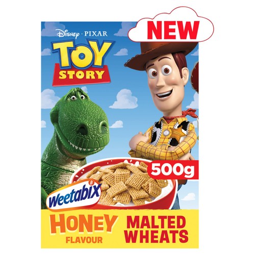 Disney Toy Story Honey Malted Wheats Cereal 500g (Pack of 3)