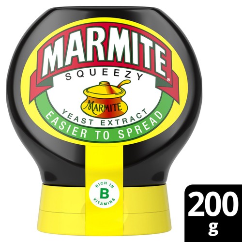 Marmite Yeast Extract Squeezy 200g (Pack of 2)