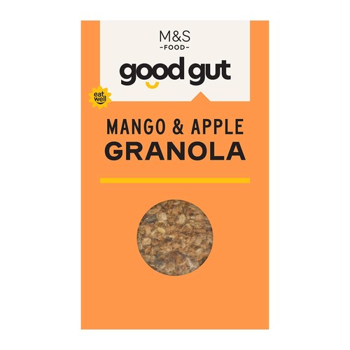 M&S Good Gut Mango & Apple Granola 400g (Pack of 3)