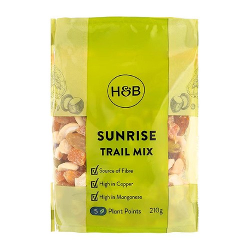 Holland & Barrett Sunrise Trail Mix 210g (Pack of 3)