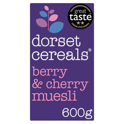 Dorset Cereals Luscious BerryCherry Muesli No Added Sugar 600g (Pack 3)