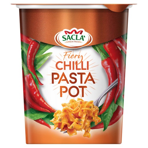 Sacla' Fiery Chilli Pasta Pot (Pack of 3)