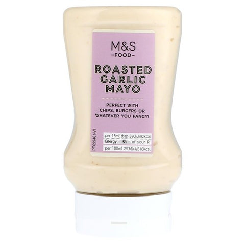 M&S Roasted Garlic Mayonnaise 280ml (Pack of 2)