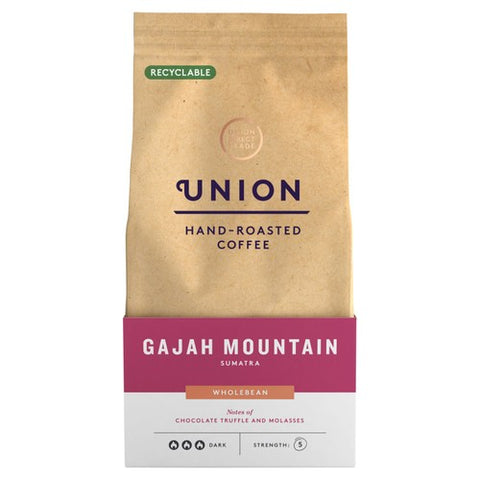 Union Gajah Mountain Sumatra Wholebean 200g (Pack of 2)