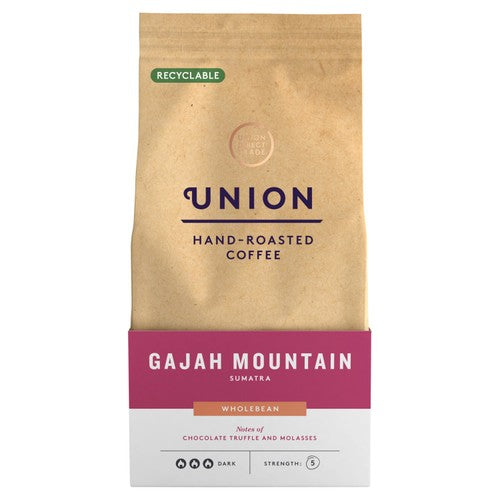 Union Gajah Mountain Sumatra Wholebean 200g (Pack of 2)