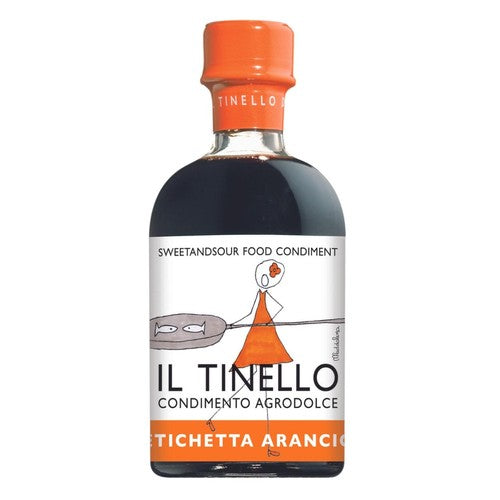 Il Tinello Balsamic Vinegar Modena IGP Orange Label 250ml (Pack 2)