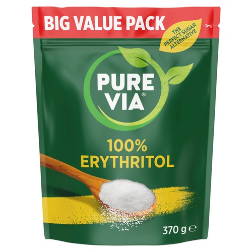 Pure Via 100% Erythritol 370g (Pack of 2)