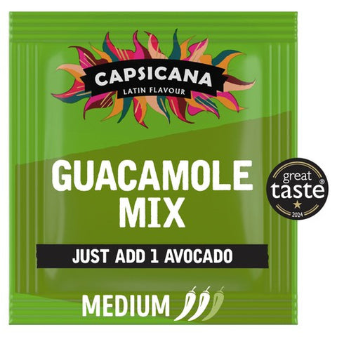 Capsicana Mexican Guacamole Mix Medium 25g (Pack of 2)