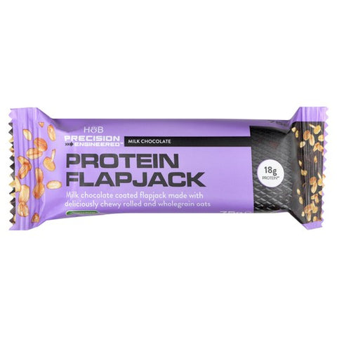 H&B Precision Engineered Protein Flapjack Milk Chocolate 75g (Pack of 3)