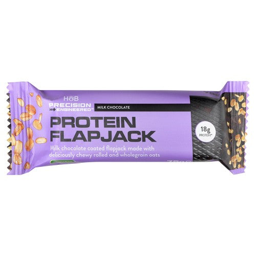 H&B Precision Engineered Protein Flapjack Milk Chocolate 75g (Pack of 3)