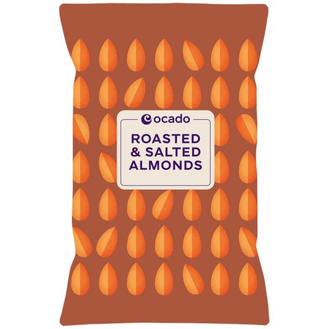 Ocado Roasted & Salted Almonds 200g (Pack of 3)