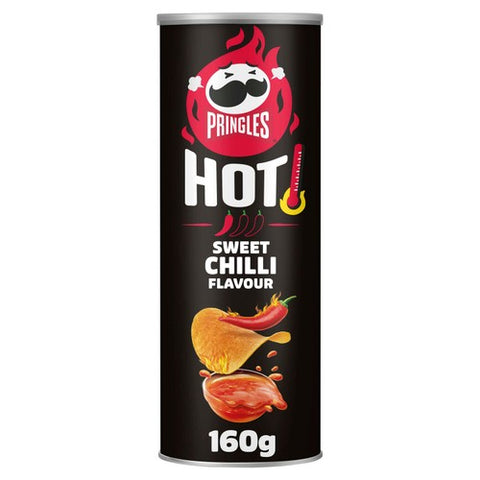 Pringles Hot Sweet Chilli Sharing Crisps 160g (Pack of 3)