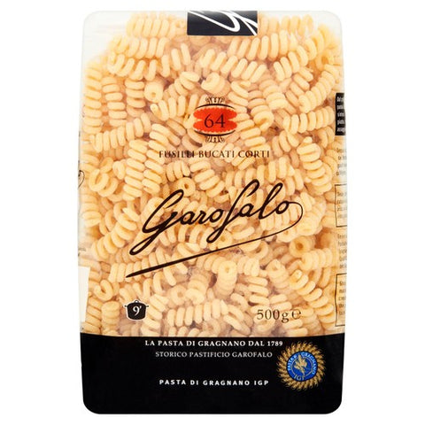 Garofalo Fusilli Bucati Corti Pasta 500g (Pack of 3)