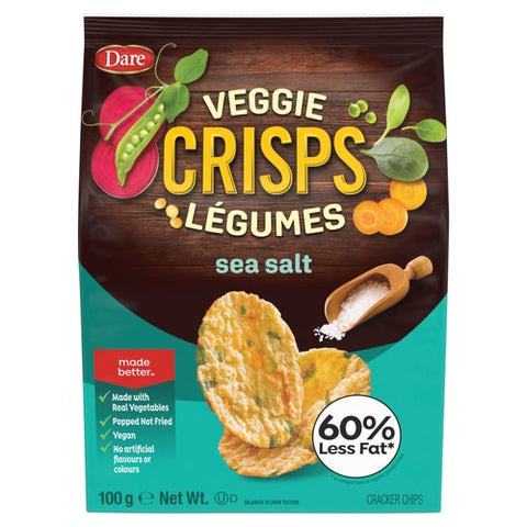 Veggie Crisps - Sea Salt 100g (Pack of 6)
