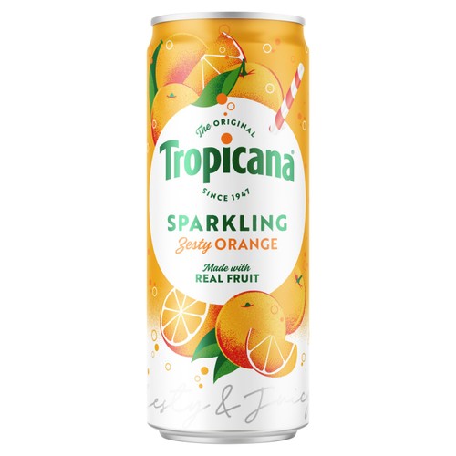 Tropicana Sparkling Orange 250ml (Pack of 6)
