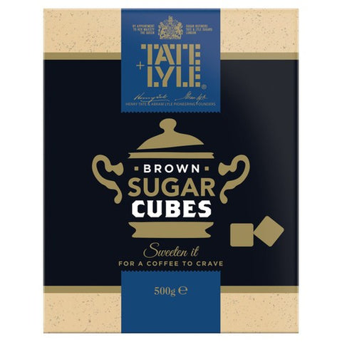 Tate & Lyle Fairtrade Demerara Sugar Cube 500g (Pack of 2)