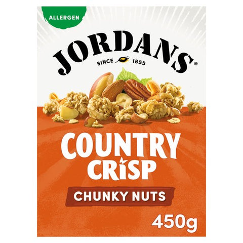 Jordans Chunky Nut Country Crisp 450g (Pack of 3)