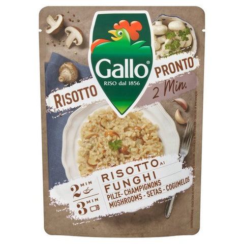 Riso Gallo Risotto Pronto Mushroom 250g (Pack of 2)