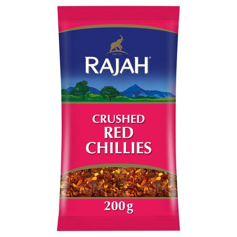 Rajah Spices Crushed Red Chilli Whole 200g (Pack of 2)