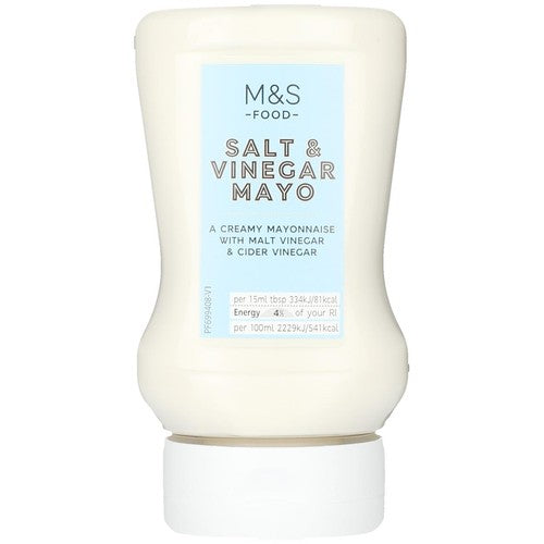 M&S Salt & Vinegar Mayonnaise 280ml (Pack of 2)