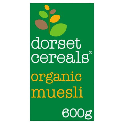 Dorset Cereals Organic Muesli No Added Sugar Breakfast Cereal 600g (Pack of 3)