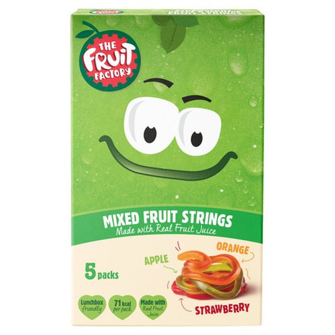 The Fruit Factory Strawberry Apple & Orange Fruit Strings 100g (Pack of 3)