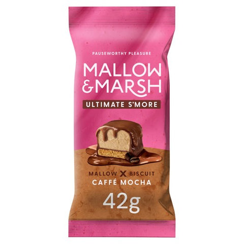 Mallow & Marsh Ultimate S'mores Caffe Mocha Bar 42g (Pack of 3)