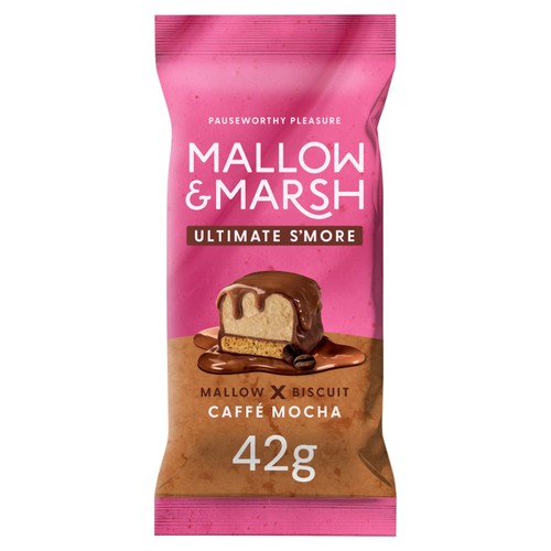 Mallow & Marsh Ultimate S'mores Caffe Mocha Bar 42g (Pack of 3)