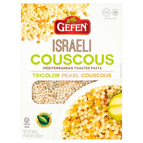 Gefen Israeli Tricolour Pearl Couscous 250g (Pack of 3)