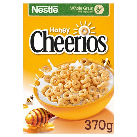 Cheerios Honey Multigrain Breakfast Cereal 370g (Pack of 3)