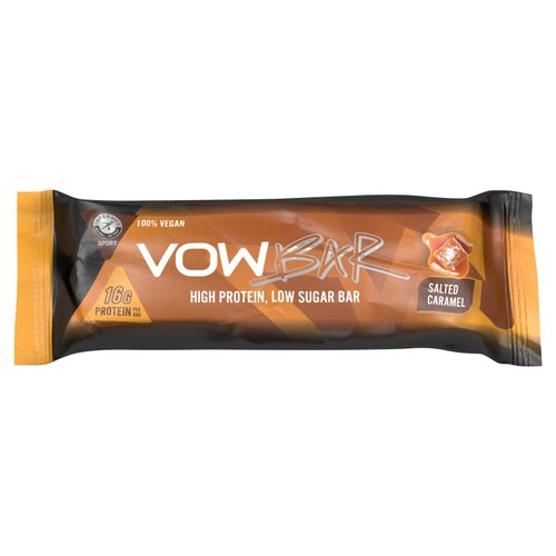 VOW Nutrition Protein Bar - Salted Caramel 48g (Pack of 3)